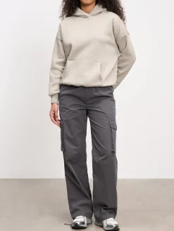 Womens Parachute Cargo Pant - Grey