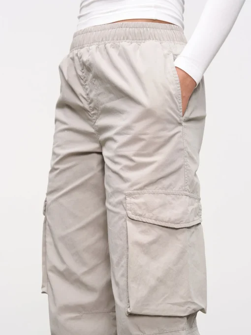 Womens Parachute Cargo Pant - Stone