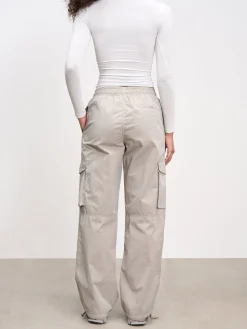 Womens Parachute Cargo Pant - Stone
