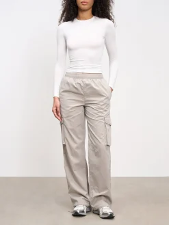 Womens Parachute Cargo Pant - Stone