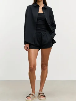 Womens Pull On Short - Black