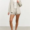 Womens Pull On Short - Stone