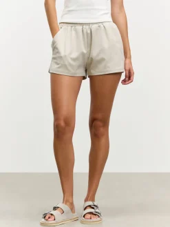 Womens Pull On Short - Stone