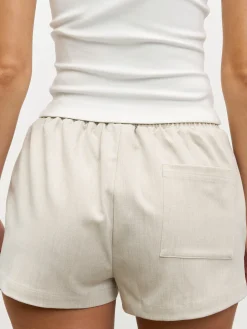 Womens Pull On Short - Stone