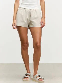 Womens Pull On Short - Stone