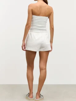 Womens Pull On Short - White