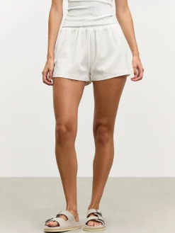 Womens Pull On Short - White