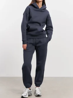 Womens Relaxed Cuffed Jogger - Slate Blue
