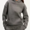 Womens Relaxed Hoodie - Grey