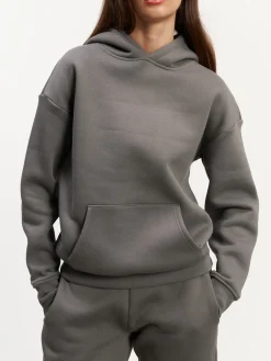 Womens Relaxed Hoodie - Grey