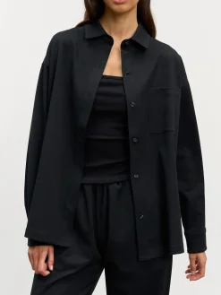 Womens Relaxed Shirt - Black