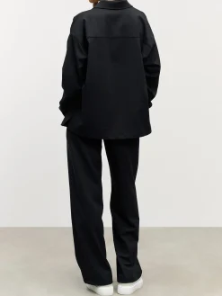 Womens Relaxed Shirt - Black