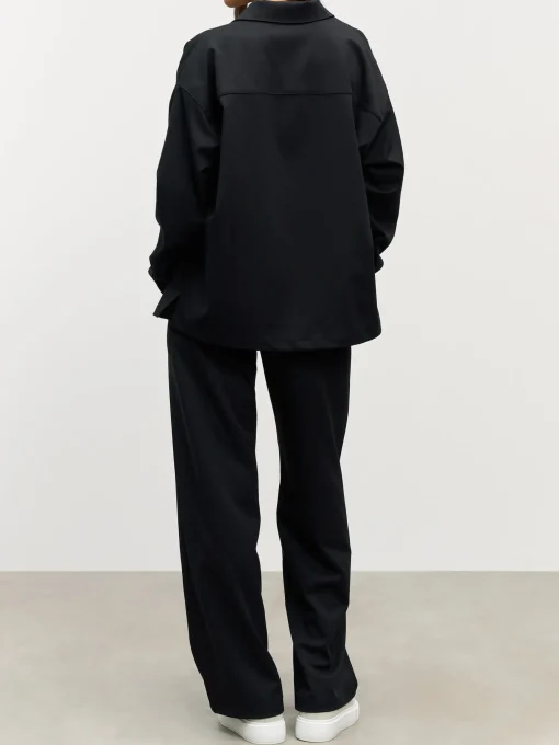 Womens Relaxed Shirt - Black