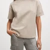Womens Relaxed T-Shirt - Stone