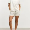 Womens Towelling Short - Ecru